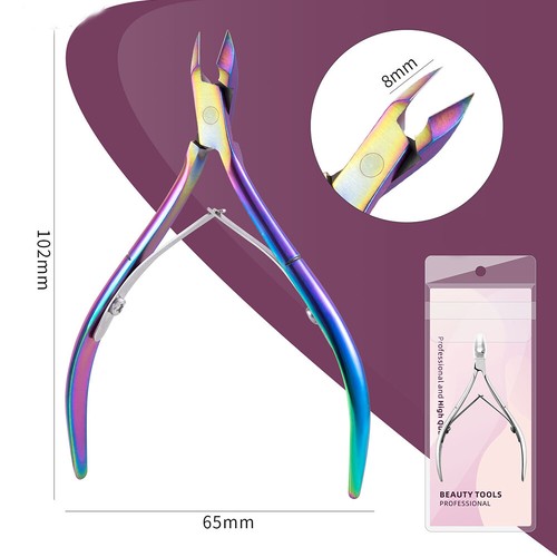 Cuticle Nippers Nail Clippers Cutters Manicure Skin Remover Care Tool New / - Picture 19 of 23