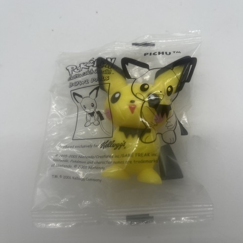 Pokemon Bowl Pals Nintendo PICHU 2001 Kellogg's Cereal premium NEW
