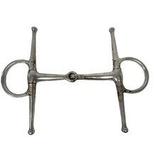 Full Cheek Snaffle Mouth Bit Korsteel Stainless Steel Horse Size 6” Training