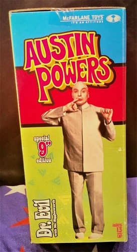 Dr. Figurina Evil & Mr. Bigglesworth" AUSTIN POWERS Edizione Speciale 9" - Foto 5 di 7