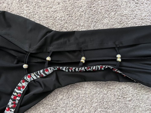 Ballroom Latin Rhythm Practice Top & Skirt Salsa Tango Rumba Cha Cha - Bild 15 von 21