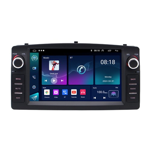 Touch Screen Video Player Bluetooth WiFi W/Cam Fit For Toyota Corolla 2003-2008 - Picture 3 of 6
