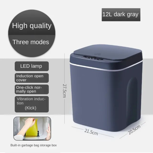 Cubo de basura Smart Sensor - Cubo de basura mejor cubo impermeable de inducción automática - Imagen 9 de 22