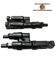 1 Set MC4 Brand Solar Branch Connector T Connector Pair MMF+FFM Solar Panel 