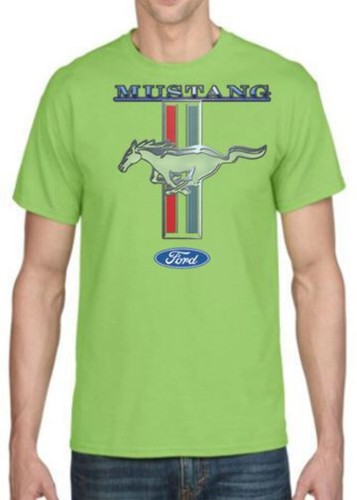 T-Shirt XL 2XL 3XL - Adult DryBlend® - (MUSTANG LOGO) - Picture 10 of 53