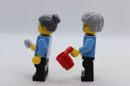 2) Ma + Pa Cop Lot 70809 LEGO® MOVIE 70813 Minifigure mini figure - Picture 3 of 5
