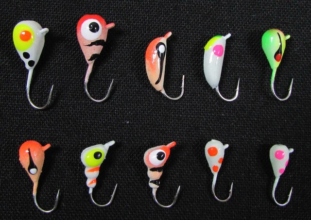 ice fishing jigs glow