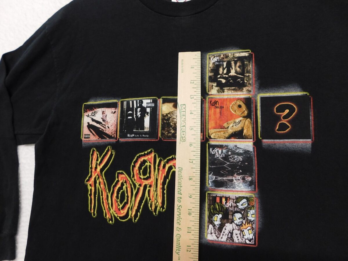 Vintage KORN Albums Band Tee Large LS Follow The Leader Vintage KORN Albums Band Tee Large LS Follow The Leader