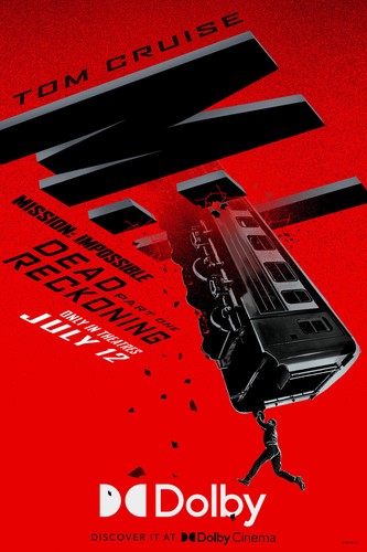 Druck Poster Wanddeko "Mission Impossible Dead Reckoning" Tom Cruise Film Geschenk