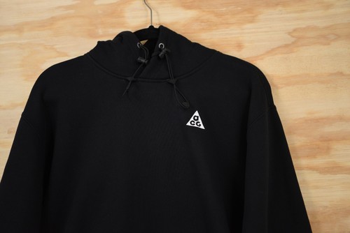 Nike ACG Therma-FIT TUFF Fleece Black Oversized Hoodie Size XS DZ3392-010 - Picture 12 of 23