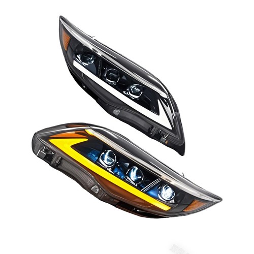 LED Headlights For 2011-2013 Toyota Corolla Front Lamp Assembly w/ LED LH+RH NEW - Picture 4 of 11