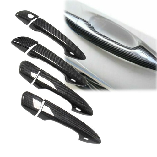 Real Dry Carbon Fiber Keyless Entry Handle Cover Fits 12-20 GS350 GS450H GSF - Foto 1 di 3