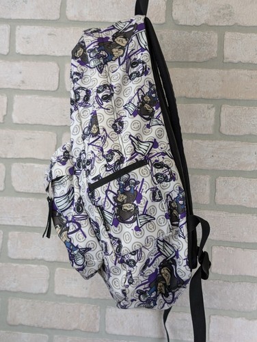 Tracy Tubera Jansport Artist Series White Purple Backpack Hip Hop Rock Cartoon - Picture 7 of 20