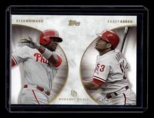2022 Topps Dynamic Duals #29 Ryan Howard / Bobby Abreu