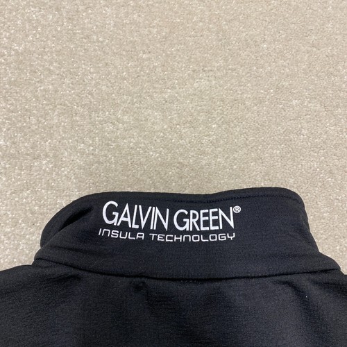 Galvin Green Full-Zip Gilet Jumper Medium Black Bodywarmer Fold Insula Midlayer - Picture 12 of 15