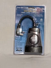 Bright-Way Mechanical Indoor/Outdoor Timer, use for Holiday Lights & Decorations