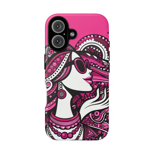 Coquette, Pop Art Phone Case with Stylish Pink Design, Trendy Gift for Her - 第 18/115 張圖片
