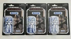 MIB Lot Of 3 Star Wars Vintage Collection 501st Clone Trooper Figures 3.75"