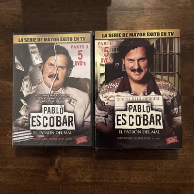 Pablo Escobar: El Patron Del Mal, PART 2 + 3 DVD, 10 DVDs Region 1 New Sealed