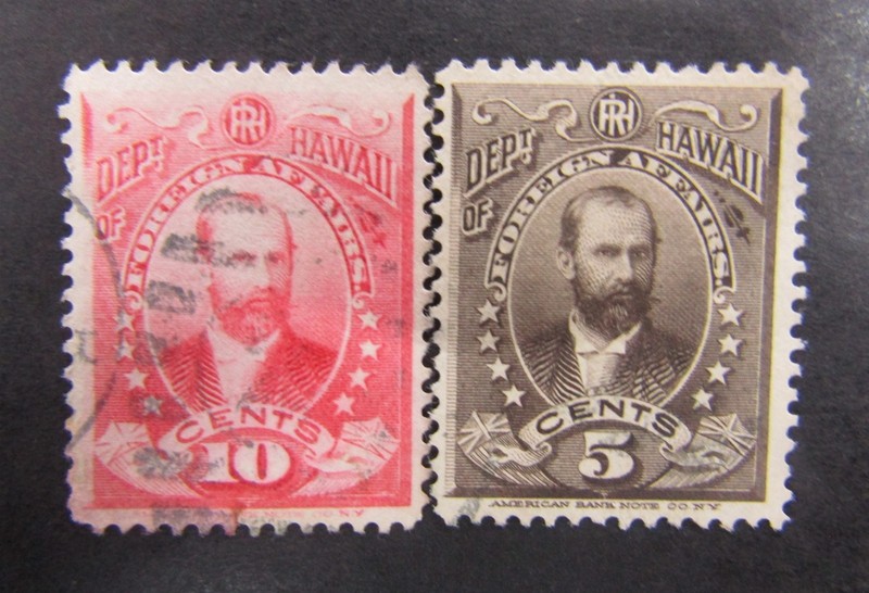 nystamps US Hawaii Stamp # O2 O4 Used      L10x3056