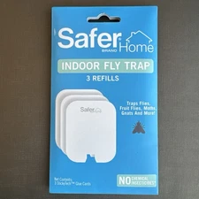 Safer Brand Safer Home Indoor Fly Trap Refill Glue Cards SH503