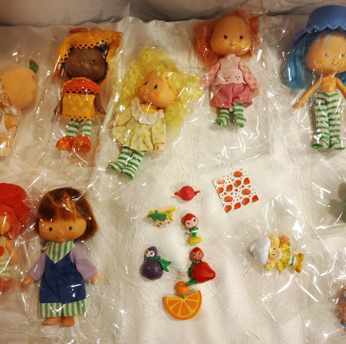 Vintage Strawberry Shortcake Lot RIESIGE Puppen, Schnecke, Schmetterling, Backen Shoppe Haustiere - Bild 19 von 24