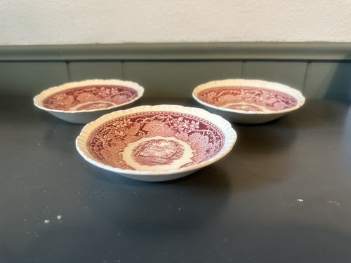 Three Masons’s Vista Pink Berry Bowls Rare - Picture 2 of 6