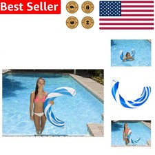 Oversized Inflatable Pool Noodle Float - Flexible Curved Water Lounge for Lake
