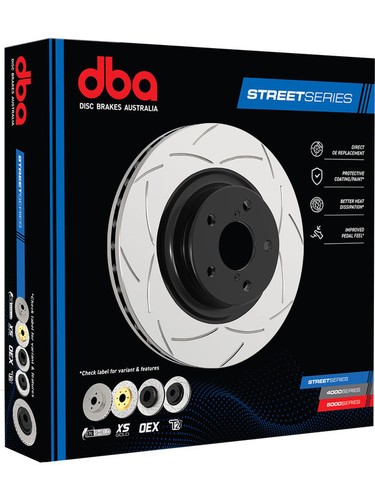 DBA T2 Slotted Disc Brake Rotor (Single) 287mm fits Ford Falcon 4.1 XF (DBA107S) - Picture 1 of 12