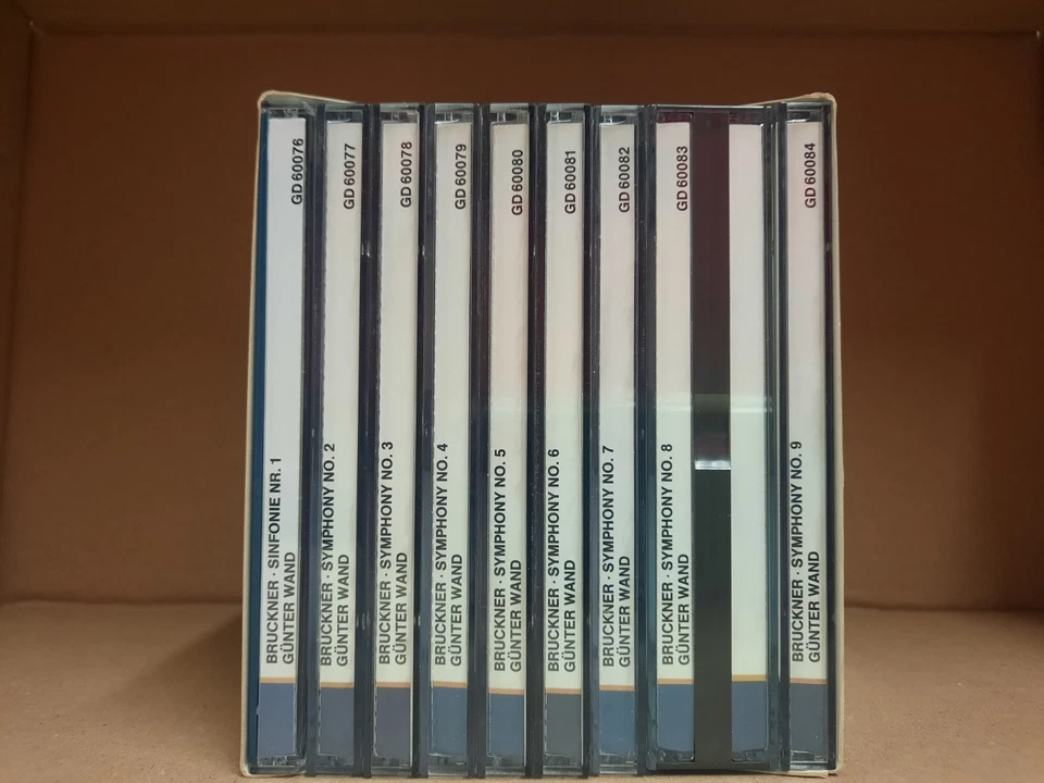 10 CD NEAR MINT++ Bruckner Kölner Rundfunk-Sinfonie-Orchester Günter Wand 1989 - Bild 3 von 4