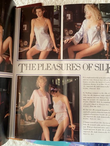 VTG Victorias Secret Catalog Lot WINTER 1985 SUMMER 1987 RESORT 1988 LONDON 1988 - Foto 12 di 24