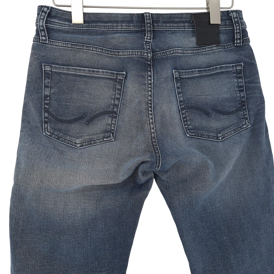 Jack & Jones Jeans Glenn Men Stretch Slim Skinny Fm7 Size W30 L32 - Image 3 of 4