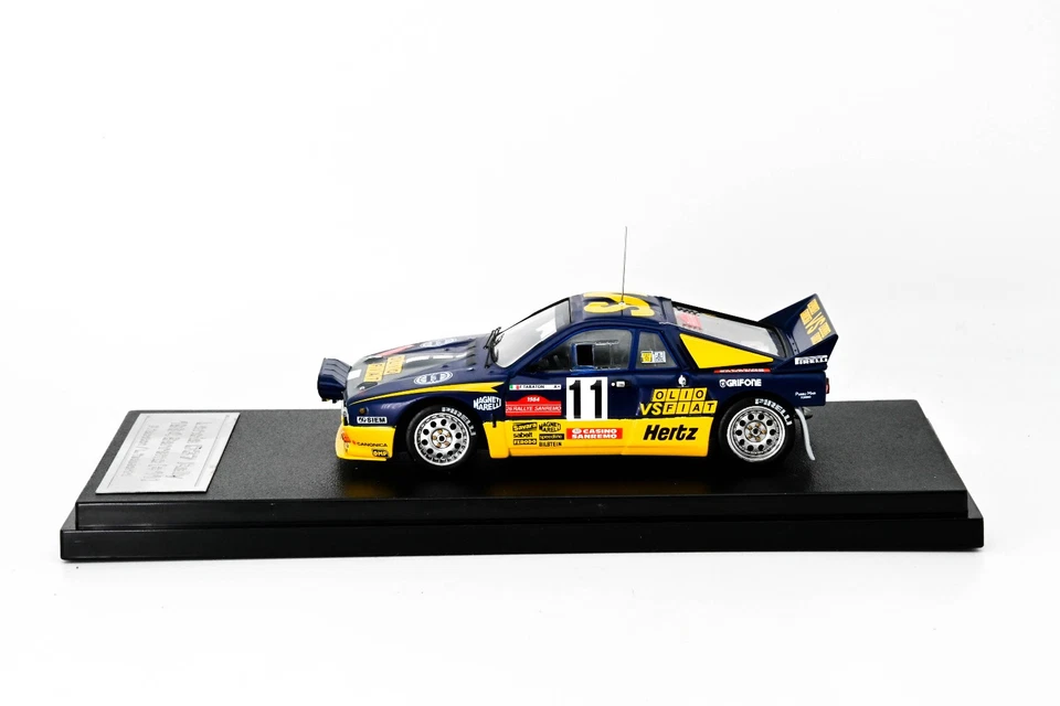 hpi-racing Lancia Rally 037 OLIO FIAT #11 Tabaton Rally Sanremo 1984 1/43 8199 - Immagine 3 di 4