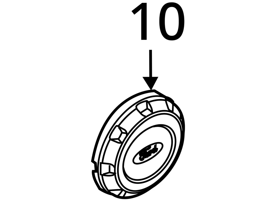 Rueda tapa central F150 2012 1701236 Foto 4 de 4