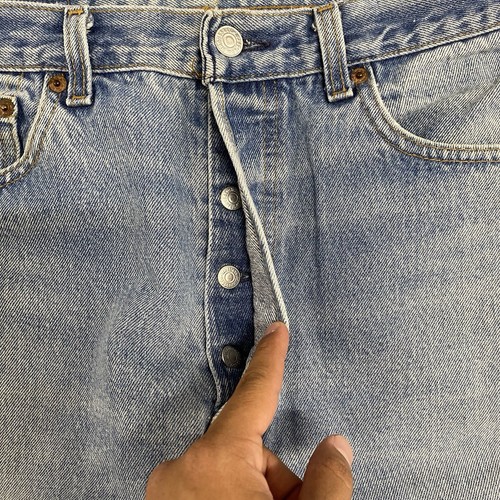 Vintage 90s Levi’s 501XX Jeans Men’s Actual 33x30.5 Button Fly USA Made - Picture 5 of 13