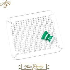 Versatile and Stylish Clear Sink Mat 16x13.5 for Kitchen & Bathroom