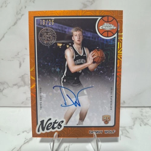 2025 Topps Danny Wolf Chrome Rookie Autographs (Raw)