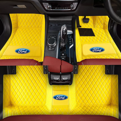 For Ford 2000-2025 Handmade all-weather waterproof PU leather floor mat - Picture 69 of 90