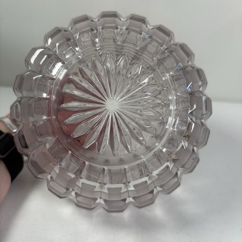 EAPG Duncan Miller Kristallglas Mid Century Modern BLOCK ROSE BOWL Vase Kubismus - Bild 5 von 6