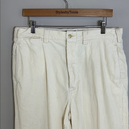 Polo Ralph Lauren The Big Chino Pant Cord Button Fly Creme Hose Gr. 34/34 - Bild 5 von 16