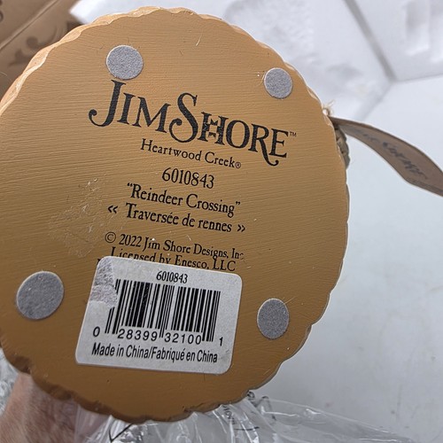 Enesco Jim Shore - Reindeer Crossing Gnome Heartwood Creek 6.5" NOS #6010843 - Picture 7 of 8