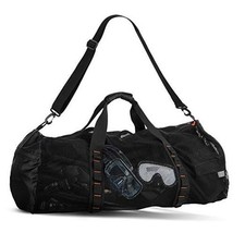 90L Large Mesh Duffle Bag for Scuba Dive or Snorkel Equipment. Best for Black