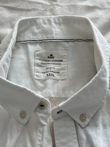 Men's Short Sleeve Shirt From Matalan XXXL Linen /Cotton - Picture 3 of 13