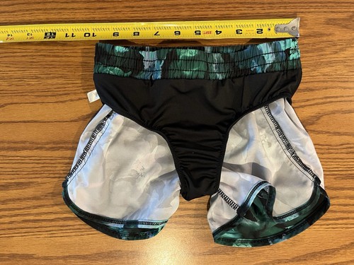 All in Motion Girls 6/6x Athletic Lined Shorts Poly/Spandex Green Purple W-20" - Picture 10 of 11