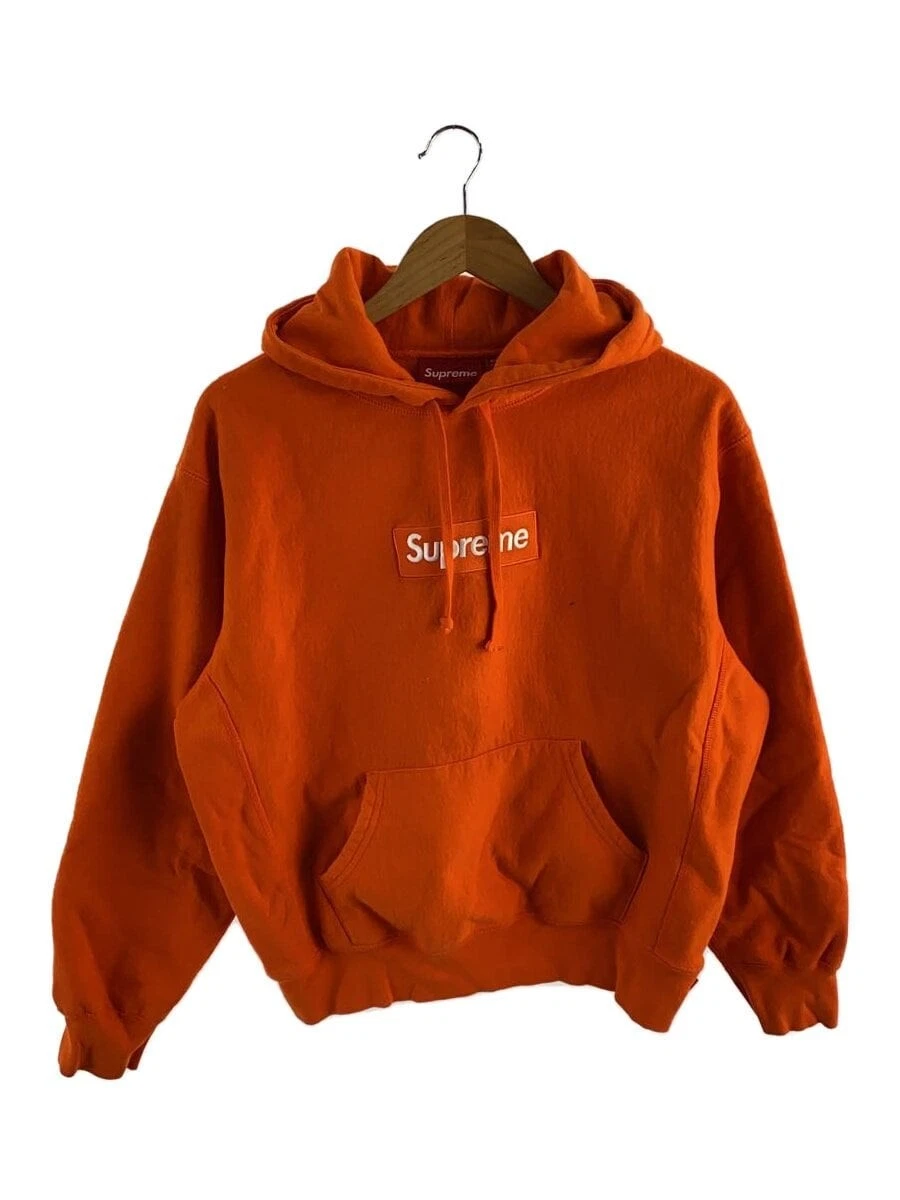 Sweat à capuche Supreme orange S occasion