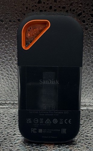 SanDisk Extreme PRO V2 4TB USB-C Portable Externe SSD SDSSDE81-4T00 Open Box - Bild 4 von 4