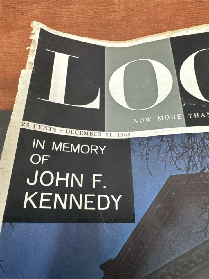 Vintage: LOOK Magazine In Memory of John F. Kennedy December 31, 1963 - Image 2 of 4