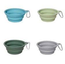 3Pcs 400ml Foldable Silicone Dog Bowls Portable Travel Food Water Cat Bowl 4Clr