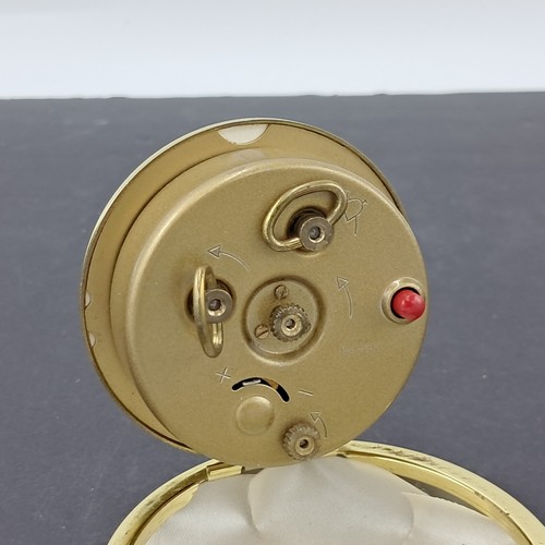 Peter Travel Alarm Clock-Round-Vintage-Glow In The Dark-Clip Shut-MCM-Germany - Bild 5 von 10