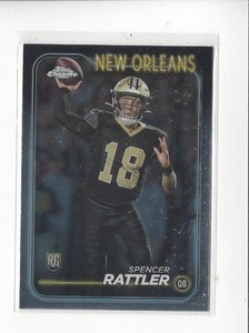 2024 Topps Chrome #213 Spencer Rattler RC Rookie Saints
